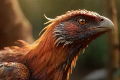 Mythical creatures inhabiting detailed