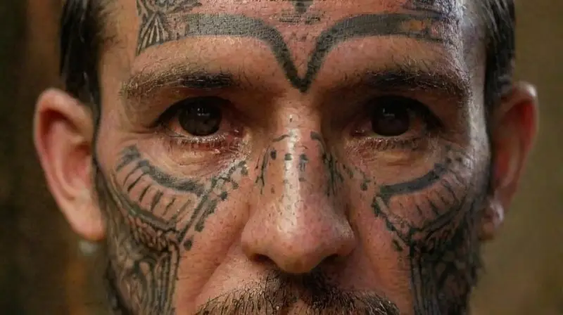 Complex tattoo featuring Latin American cultural elements